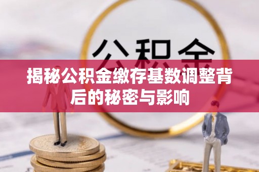 思明揭秘公积金缴存基数调整背后的秘密与影响