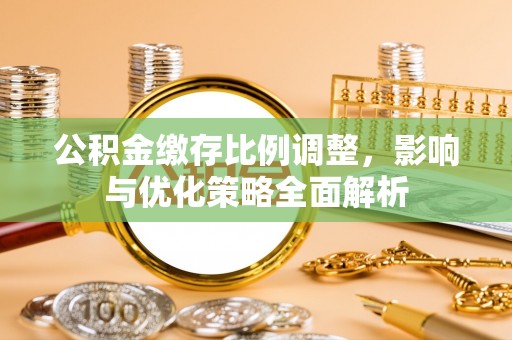 思明公积金缴存比例调整，影响与优化策略全面解析
