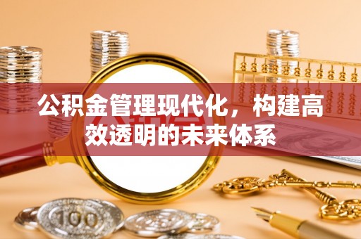 思明公积金管理现代化，构建高效透明的未来体系