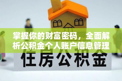 思明掌握你的财富密码，全面解析公积金个人账户信息管理与优化