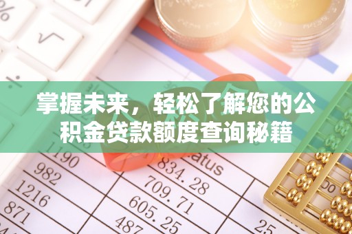 思明掌握未来，轻松了解您的公积金贷款额度查询秘籍