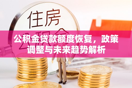 思明公积金贷款额度恢复，政策调整与未来趋势解析