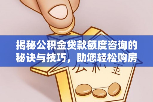 思明揭秘公积金贷款额度咨询的秘诀与技巧，助您轻松购房！