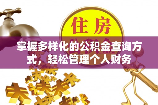 思明掌握多样化的公积金查询方式，轻松管理个人财务