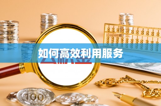 思明如何高效利用服务