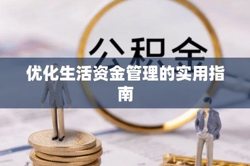 思明优化生活资金管理的实用指南