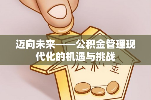 思明迈向未来——公积金管理现代化的机遇与挑战