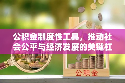思明公积金制度性工具，推动社会公平与经济发展的关键杠杆