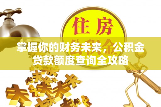 思明掌握你的财务未来，公积金贷款额度查询全攻略