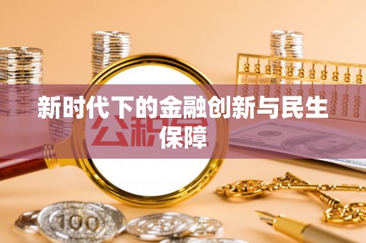 思明新时代下的金融创新与民生保障